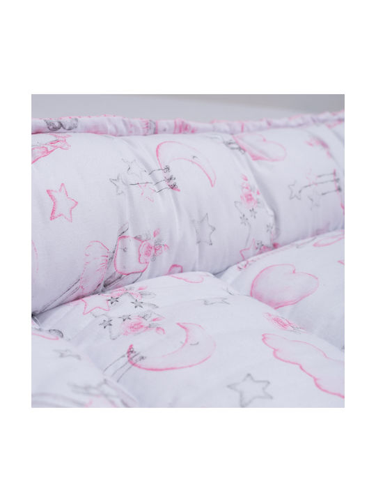 Kidizi Pernă pentru bebeluși în formă de cuib Fairy Clouds 50x90buc