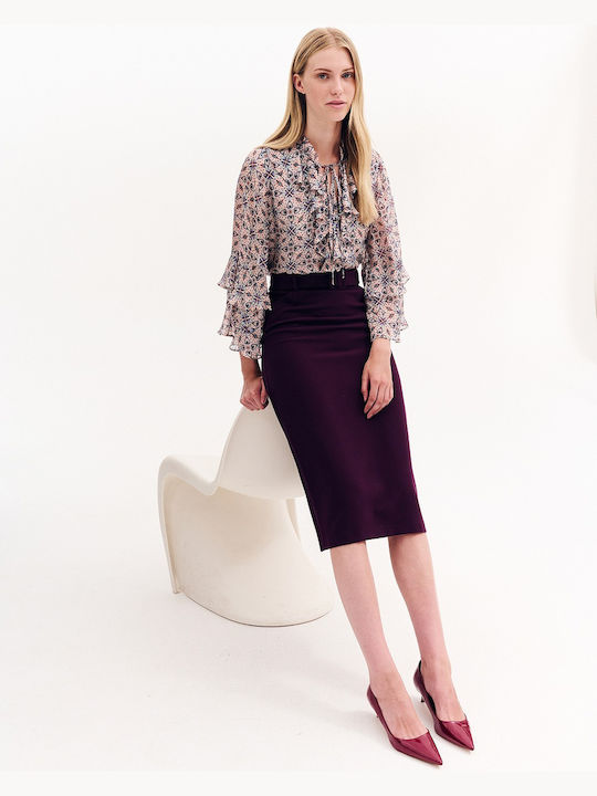Midi Damenrock Kirsche