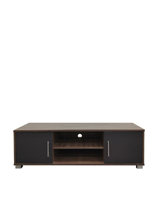 Έπιπλο Τηλεόρασης Oak-ανθρακί Μ120xΠ40xΥ40cm