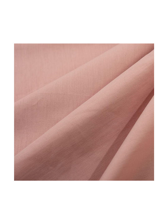 Dimcol Βρεφική Παπλωματοθήκη Bebe Solid Dusty Rose 120x160εκ.