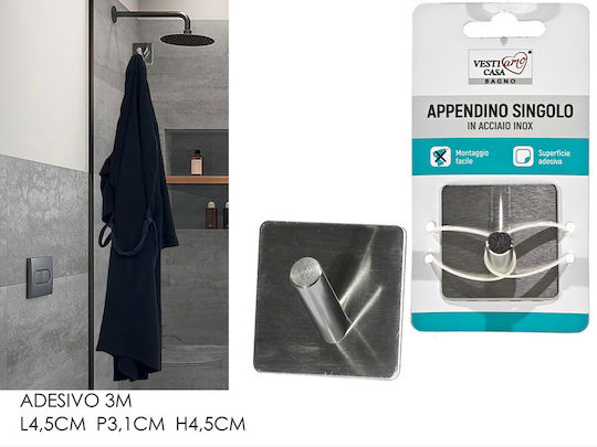 Self-Adhesive Hook Inox 77726065 Includes 6 Pieces