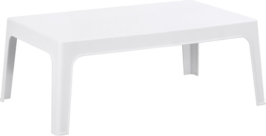 Tisch Zusammenklappbar Sleek White 99x59.5x39.5cm