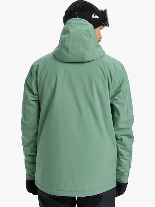 Quiksilver Sycamore Solid EQYTJ03502-GND0 Ανδρικό Μπουφάν για Σκι & Snowboard Πράσινο