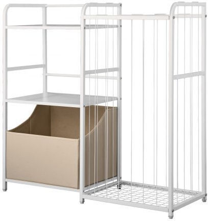 Vevor Σύστημα Αποθήκευσης Παιχνιδιών Λευκό 84.6x30x82cm