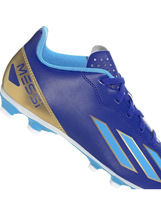 X CRAZYFAST CLUB Kids Molded Soccer Shoes Blue