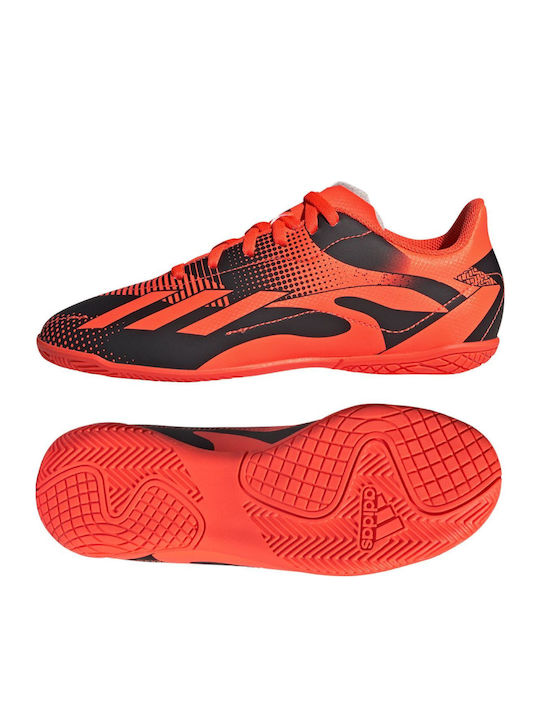 X Speedportal Messi.4 IN Kids Soccer Cleats Indoor Orange