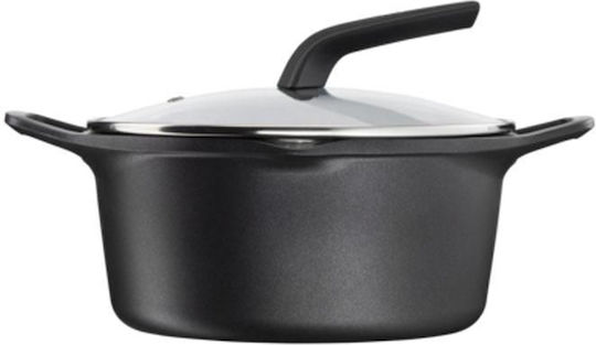 Tefal Robusto Tiefer Topf aus Gussaluminium 4.4Es / 24cm