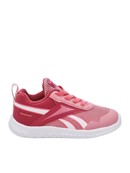 Rush Runner 5 Kids Sports Shoes Running with Laces Pink