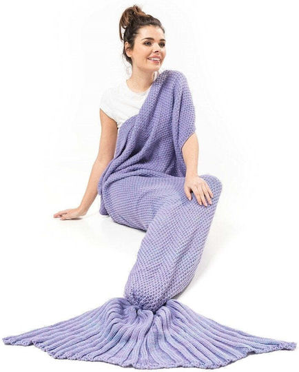 Gadget Master Blanket Mermaid Purple 80x190cm