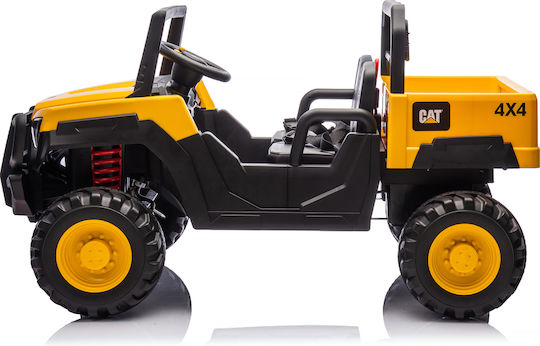 CAT UTV Buggy Doppelsitzer mit Fernbedienung 12 Volt Gelb für 3+ Jahre