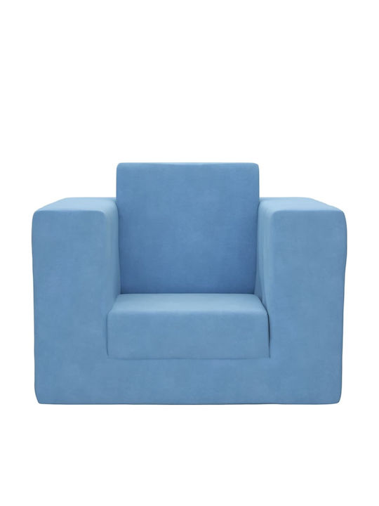 Armchair with Armrests Blue 84x104x34cm