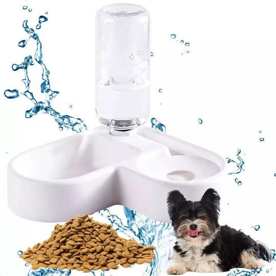 Verk Group Automatisch Kunststoff Schalen Futter & Wasser für Hund & Katze 2x