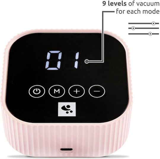 Lorelli Electric Double Breast Pump Eva Battery and Electric Pink 180ml