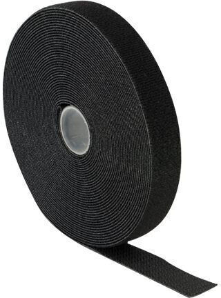 DeLock Hook & Loop Black Self-Adhesive Hook & Loop Tape Black 20mmx10m 1pcs