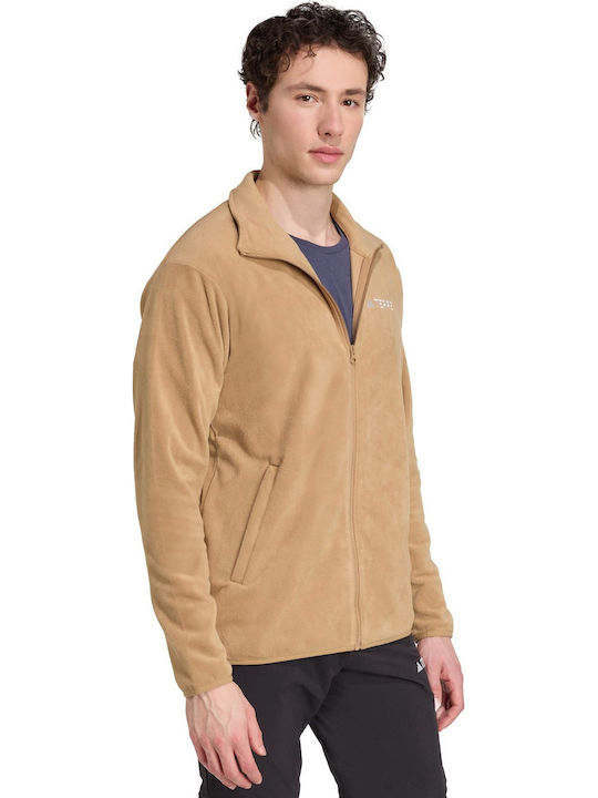 Performance Men's Fleece Jacket Beige