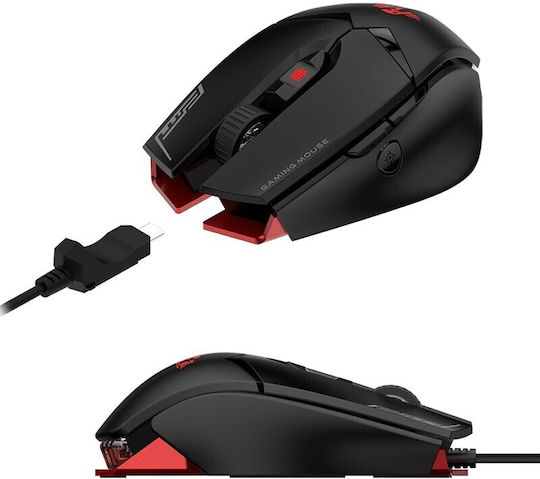Riitek Gaming Ποντίκι 12000 DPI Μαύρο