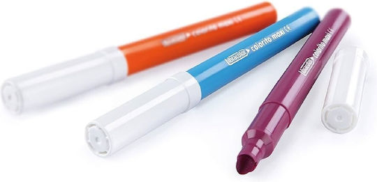 Fibracolor Colorito Washable Drawing Markers 6mm Thick Set 12pcs