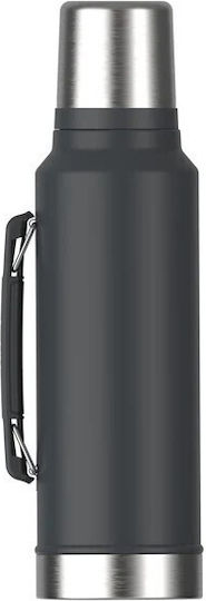 Stanley Classic Legendary Stainless Steel Thermos Bottle BPA Free 1.4lt Matte Black Pebble With Handle