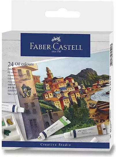 Faber-Castell Creativity Studio Σετ Λαδομπογιές 12ml 24τμχ