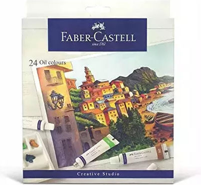 Faber-Castell Creativity Studio Σετ Λαδομπογιές 12ml 24τμχ