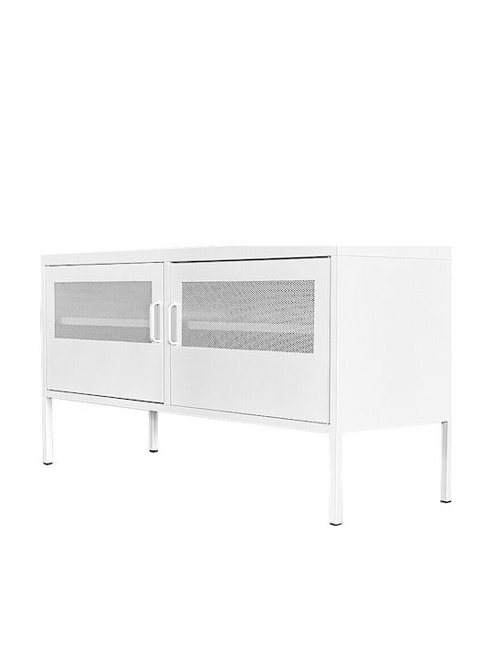 TV-Ständer Metall Gelb M118xT40xH60cm