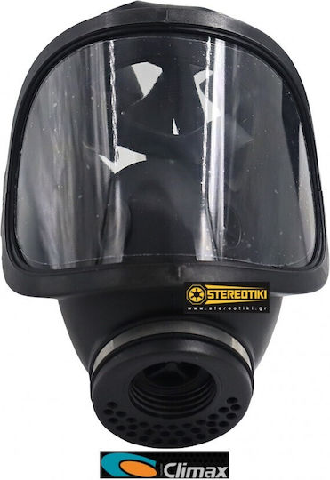 Climax 731c Mască De Protecție Față Întreagă Pentru Gaze Compatibilă Cu Filtre 725 Sau Orice Filtru Cu Filet Conform EN-148/1 Portocaliu Negru