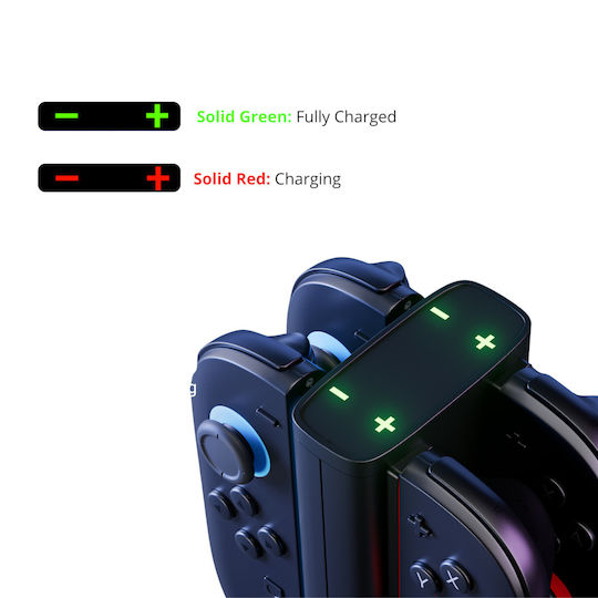 Σταθμός Φόρτισης Syntech Joy-con Nintendo Switch 2 Γρήγορος Φορτιστής 4 1 Led