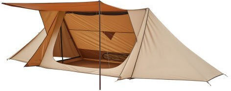 Vevor Σκηνή Camping Μπεζ για 2 Άτομα 330x120εκ.