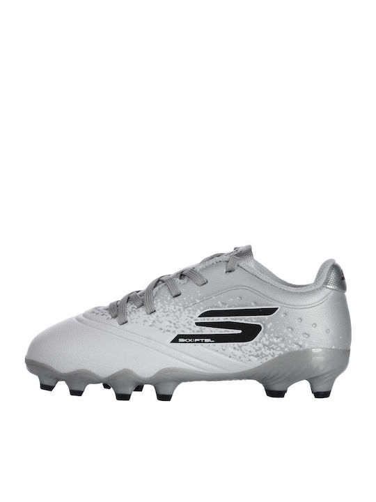 RAZOR 1.5 JR TD FG FG Ghete De Fotbal Pentru Copii Cu Crampoane Alb / Argintiu