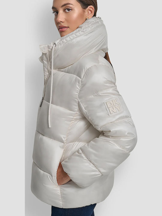 Γυναικείο Puffer Μπουφάν για Χειμώνα Eggnog