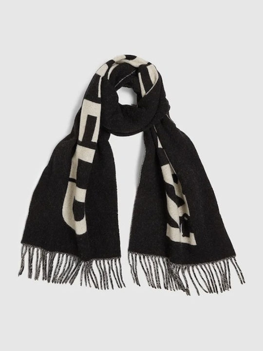 Women's Wool Scarf Black