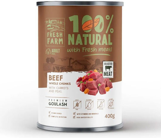 Fresh Farm Wet Food Dogs with Calf 400gr