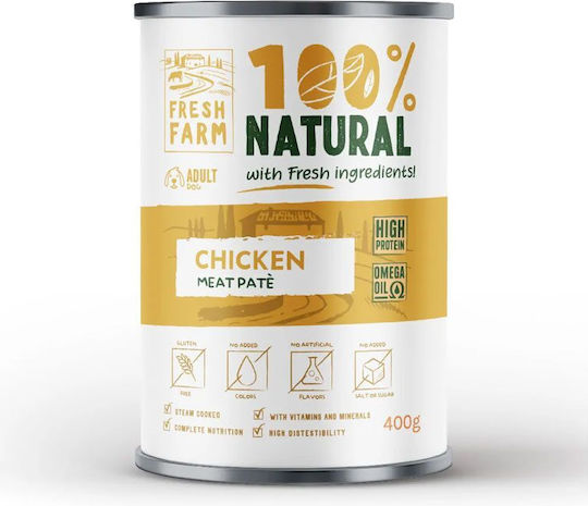 Fresh Farm Wet Food Dogs with Chicken 400gr