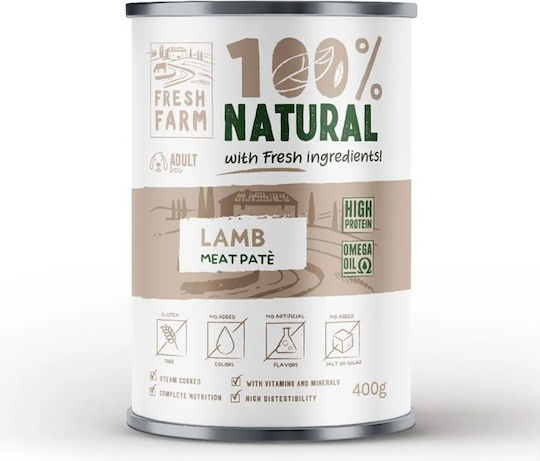 Fresh Farm Wet Food Dogs with Lamb 400gr