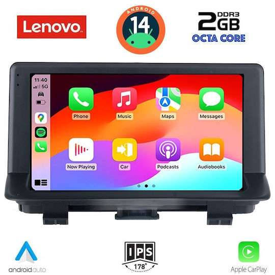 Lenovo Car Audio System for Audi Q3 2012-2018 (Bluetooth/USB/AUX/WiFi/GPS/Apple-Carplay/Android-Auto) with Touch Screen 9"