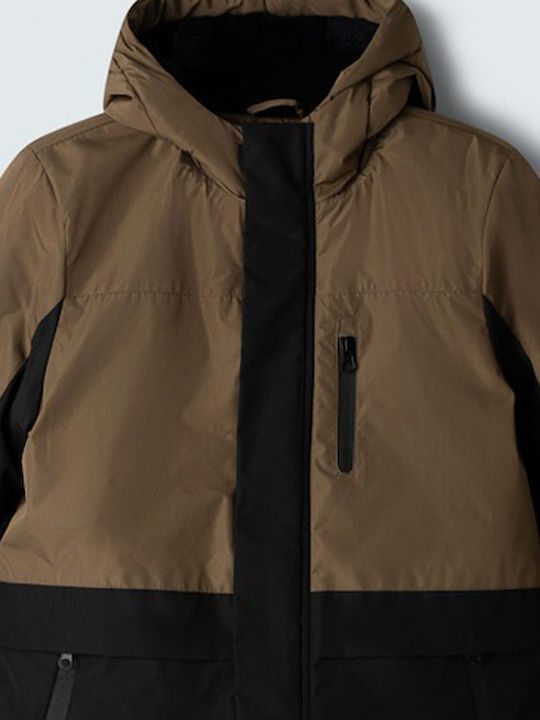 Kids' Parka with Lining & Hood Cigar - Black