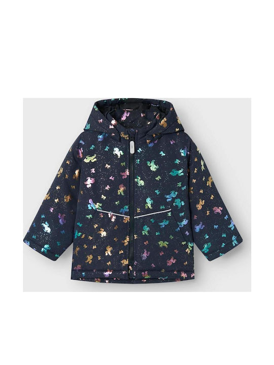 Kids' Casual Jacket with Hood Dark sapphire