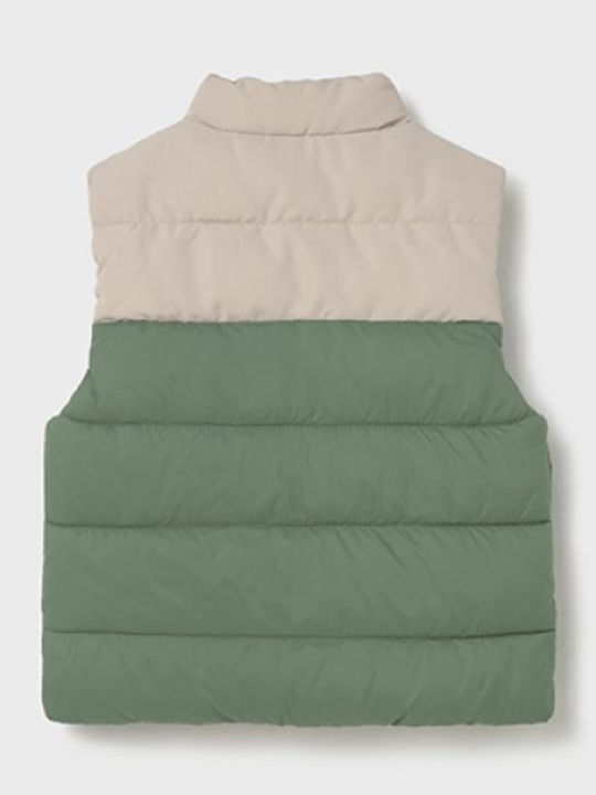 Kinder Freizeitjacke Ärmellos Beidseitig Green, Beige