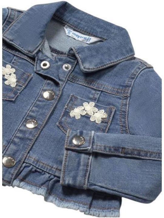 Kinder Jeansjacke Kurz Denim