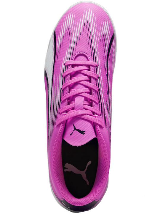 Kids Soccer Cleats Shoes Ultra Play with Turf Pink