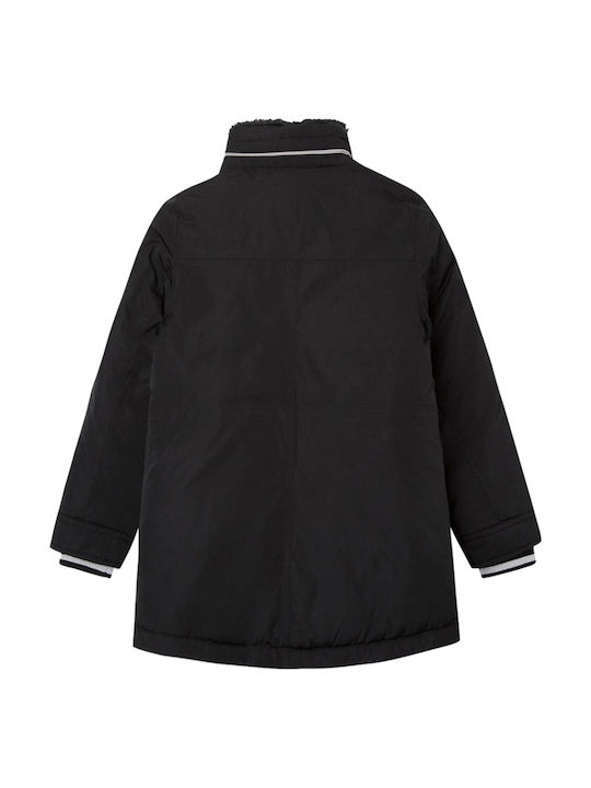 Aspen Kinderjacken & Winterjacken Parka Lang mit Kapuze Schwarz