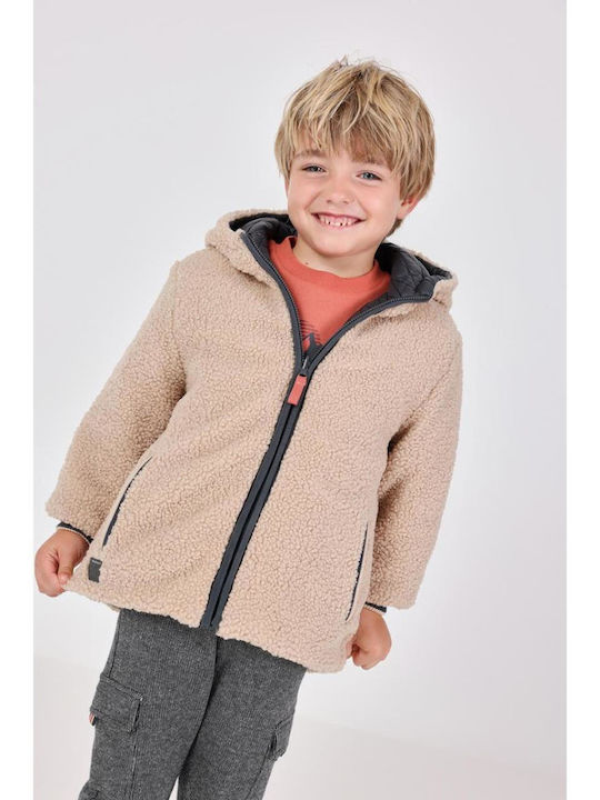 Kids' Casual Jacket Double Sided with Hood Anthracite