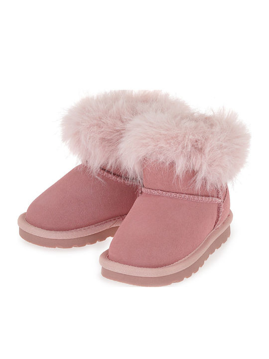 Wildleder Kinderstiefel Rosa