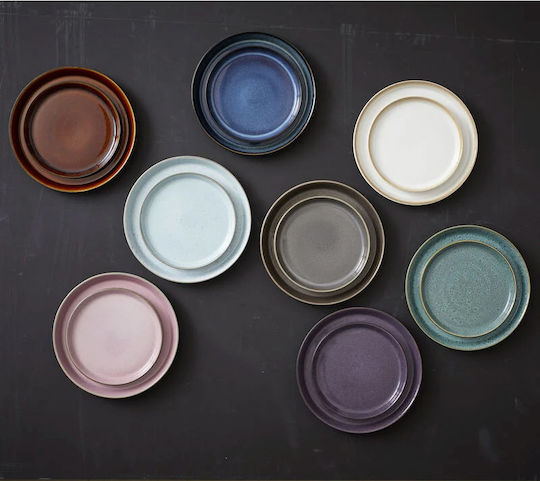 Bitz Plate Desert Ceramic Gray with Diameter 21cm