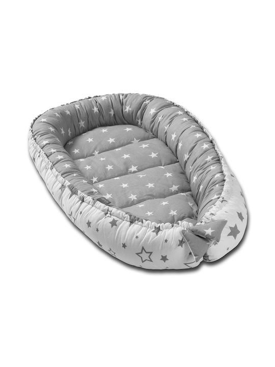 Kidizi Pernă pentru bebeluși în formă de cuib Galaxy Grey 50x90buc