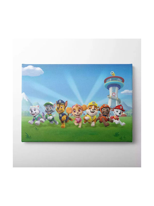 Children's Canvas Painting Paw Patrol Knv0564 45cm X 65cm