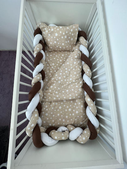 Bettumrandungen Geflochten Innerhalb Beige, White, Brown