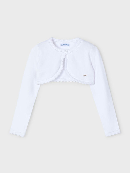 Kids Bolero Cotton White