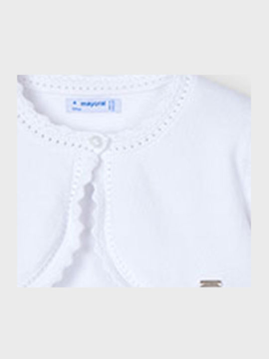 Kids Bolero Cotton White