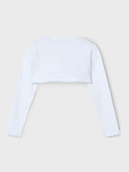 Kids Bolero Cotton White